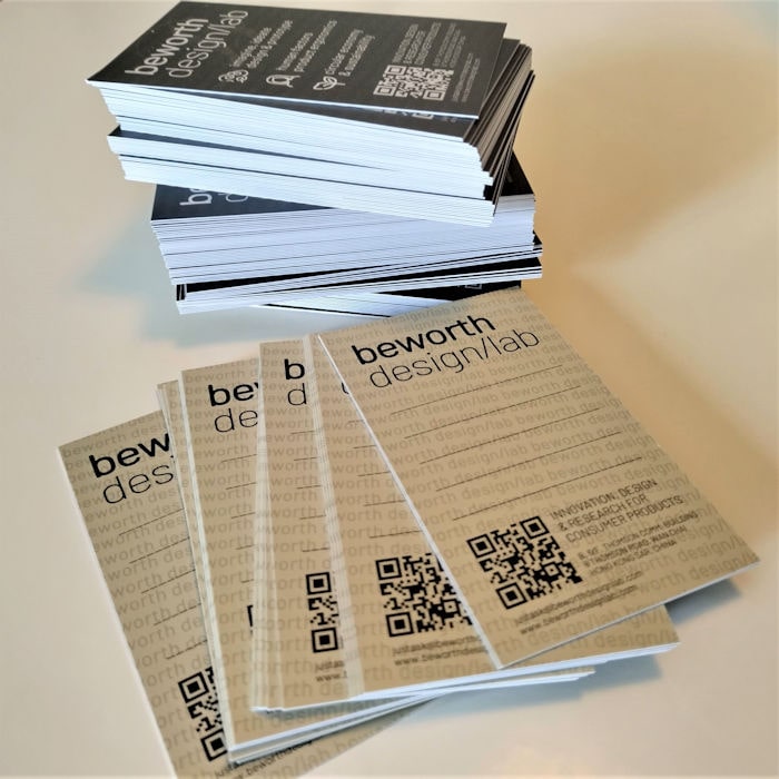 Business Cards including Memo Space