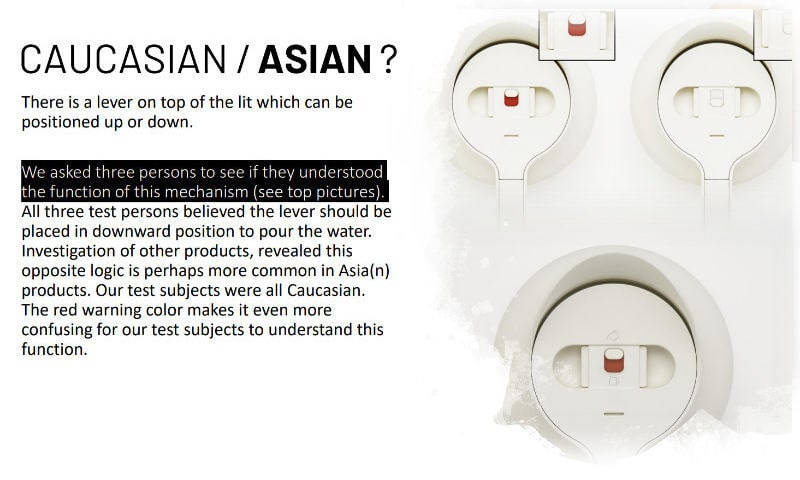 Differences Caucasian/Asian